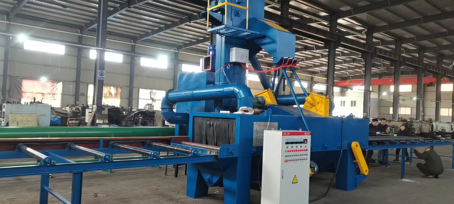 無地坑型材通過式拋丸機